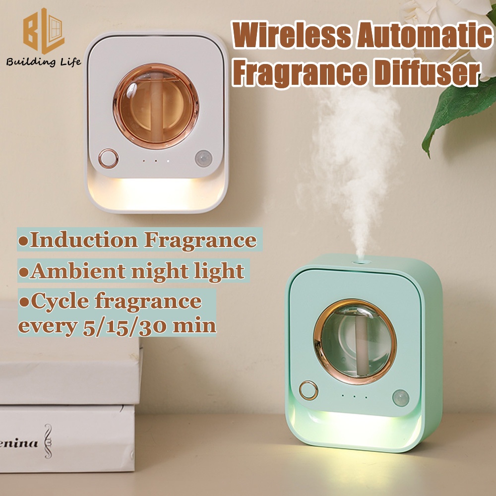 Rechargeable Aroma Diffuser with Night Light Air Freshener Essential