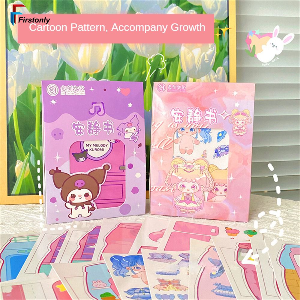 Sanrio Quiet Book Mymelody Kuromi Cinnamoroll Pochacco Animal House ...