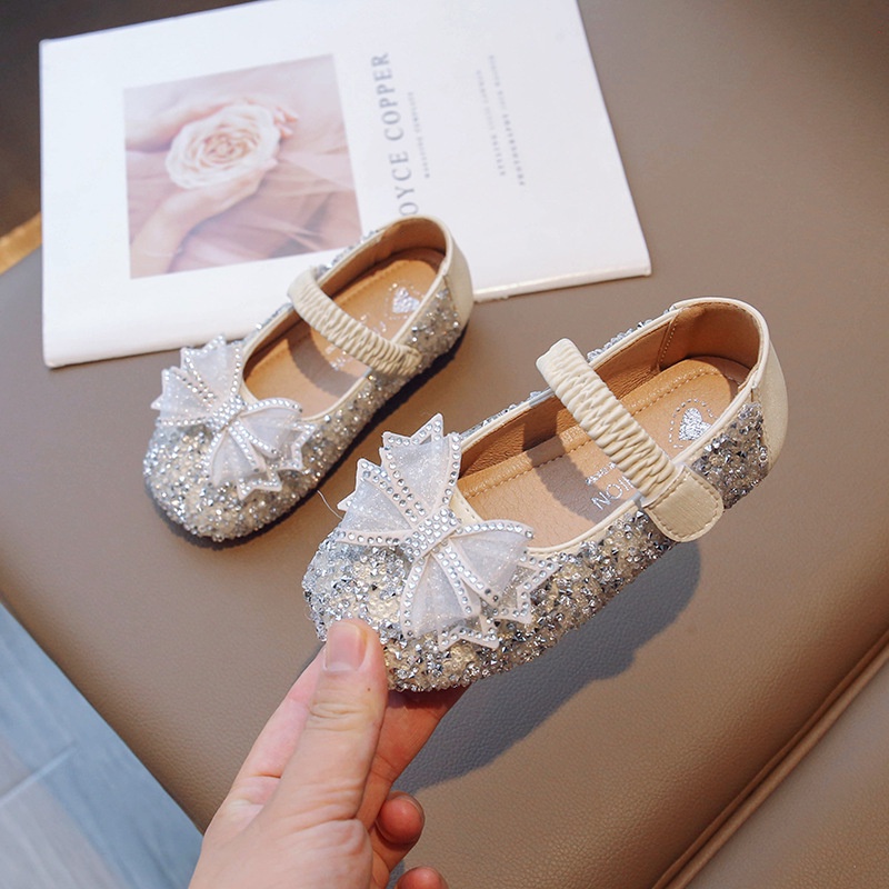 Girls silver dress on sale shoes