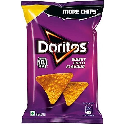 Doritos Nacho Chips Sweet Chilli Flavour Crunchy Crispy Snacks 82 5g Shopee Singapore