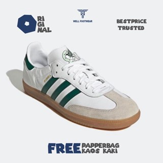 Adidas originals shoes on sale white and green