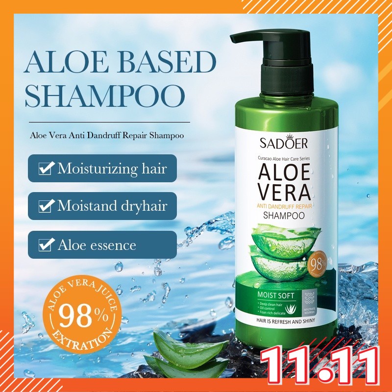 MAY SADOER Aloe Vera Anti Dandruff Repair Shampoo Anti-Itch Oil Control ...
