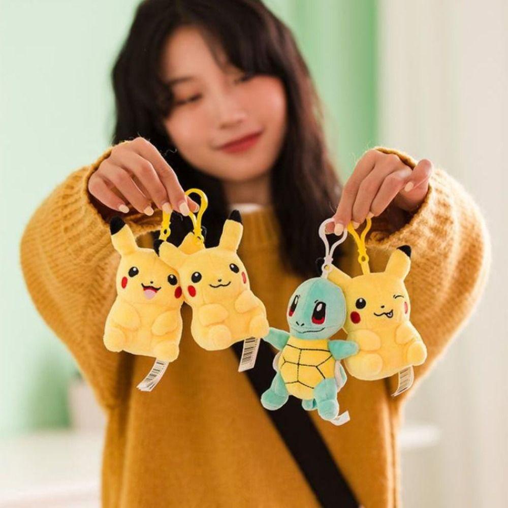 SEPTEMBER Pikachu Plush Keychain Anime Figure Action Figure Pikachu Action Figure School Bag Hanging Stuffed Plush Doll Soft Pikachu Key Chain Kids Gift Shopee Singapore