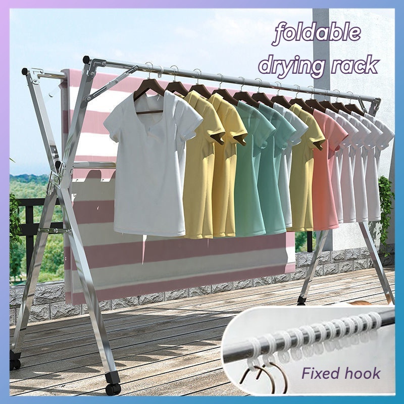 foldable clothes hanger Stainless steel X shape clothing hanger
