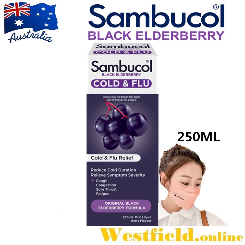 [Australia Import EXP 09/2025] Sambucol Cold & Flu Syrup For Adult ...