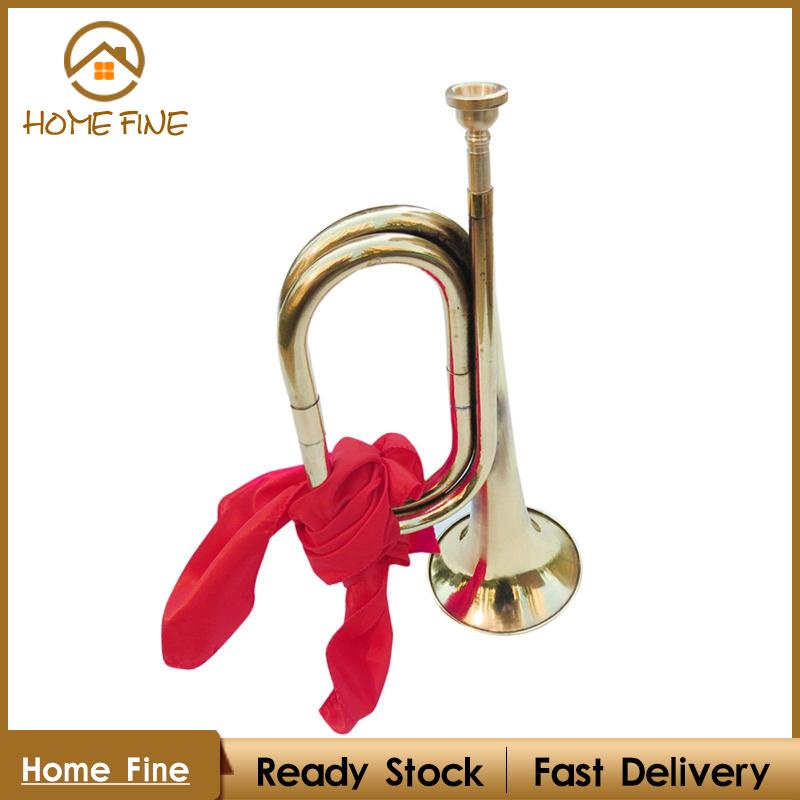 [Katharina_x] Scouting Trumpet Bugle with Mouthpiece Marching Bugle for
