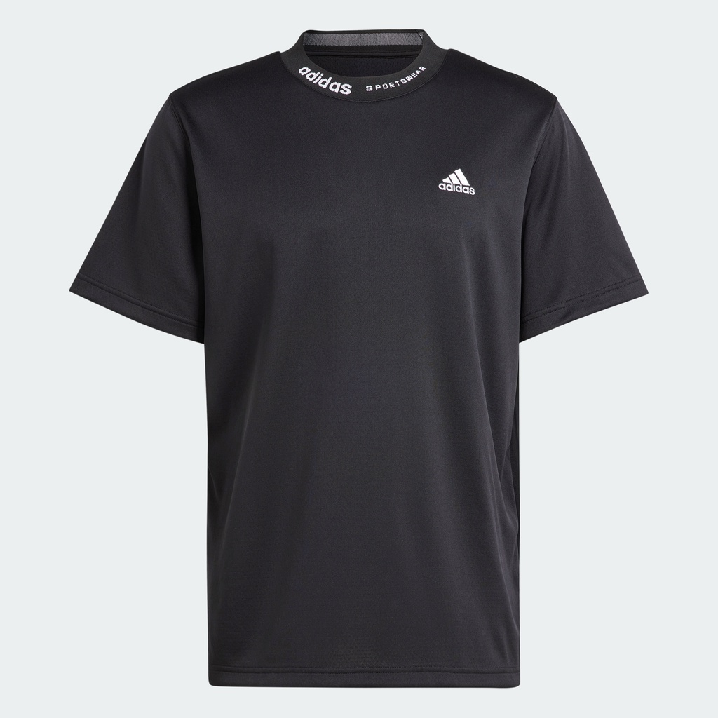 adidas Lifestyle Mesh-Back Tee Men Black IJ6460 | Shopee Singapore