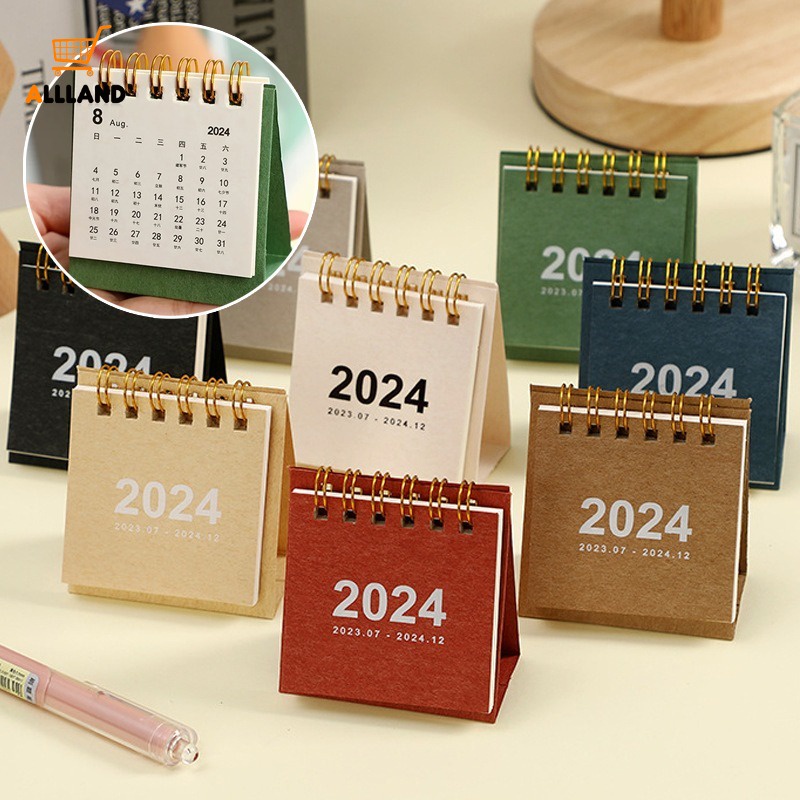 Mini 2024 Table Calendar/ Students Teachers Desktop Decorations ...