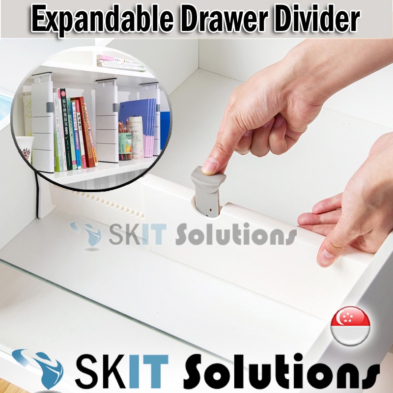 Expandable Drawer Divider Adjustable Wardrobe Divider Retractable ...