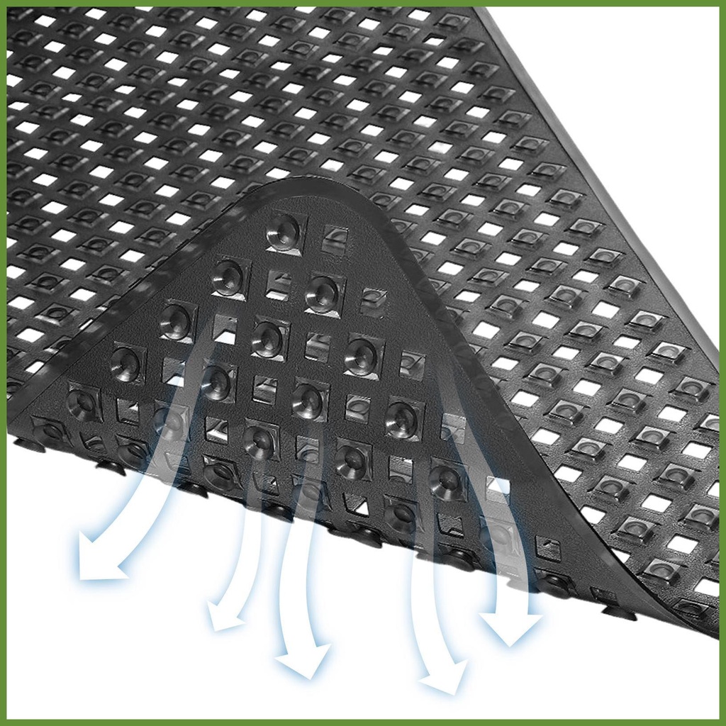 Tub Mat Anti Slip Shower Floor Mat with Strong Grip Bathroom