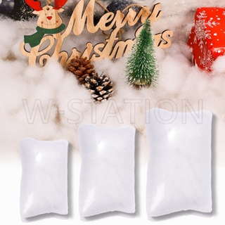 Christmas Fake Snow PP Cotton Artificial Fluffy Indoor White Snow Xmas Prop