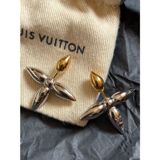 Louis Vuitton Louisette Earrings - Gold-Plated Stud, Earrings