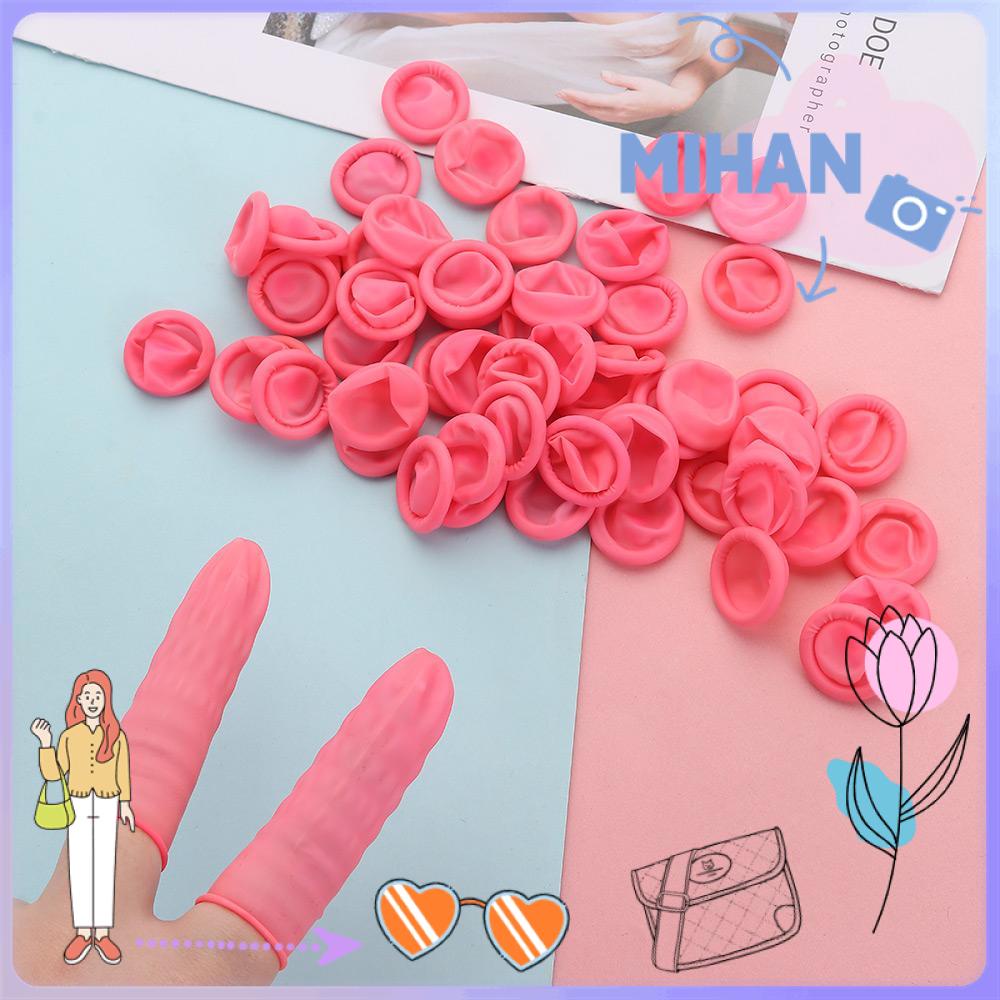 MH 100/300PCS Fingertips Protector Gloves Antistatic Disposable Latex