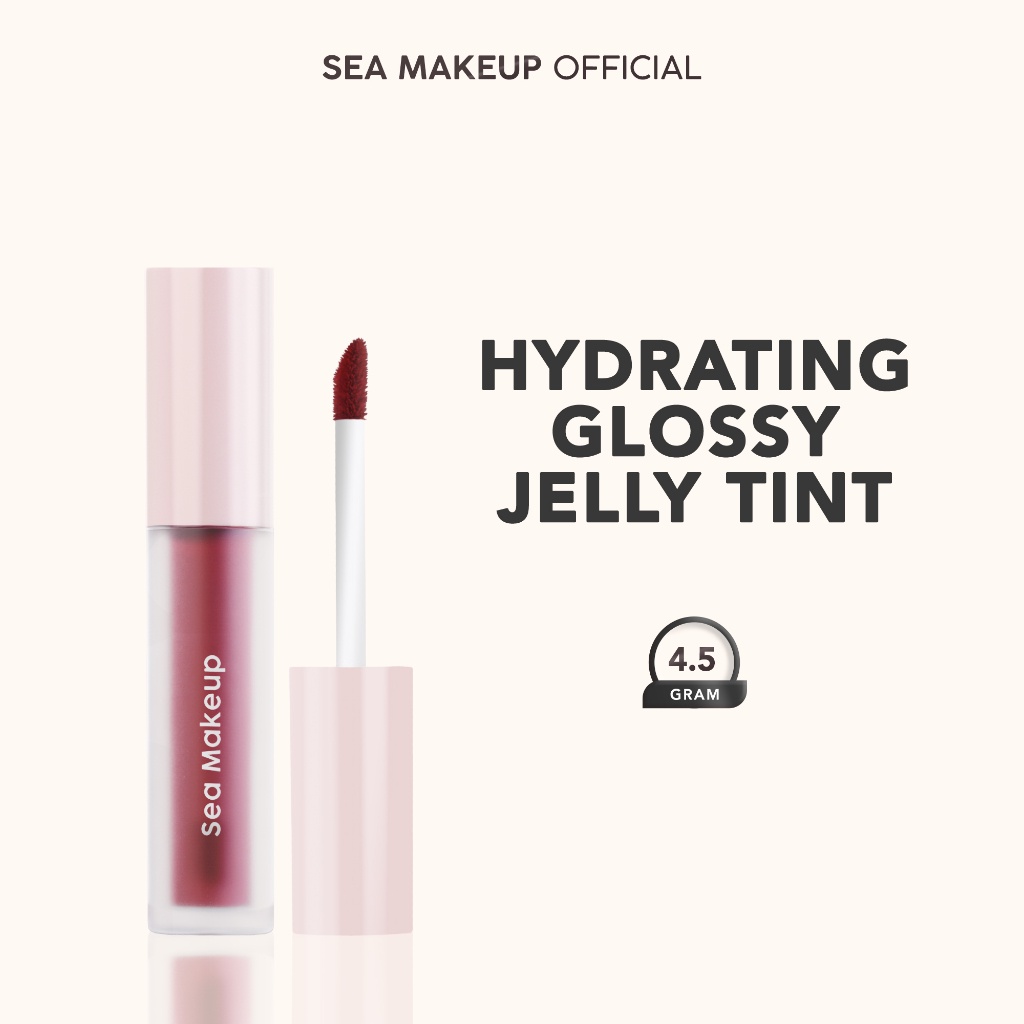 Sea MAKEUP Slick Cover Jelly Tint finishing glossy Hydrating And Leaves ...