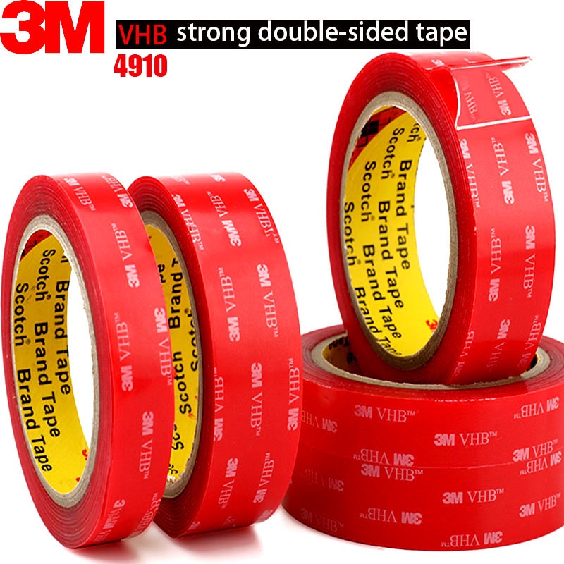 3M VHB 4910 Double Sided Tape High Temperature Transparent Clear Acrylic Foam Adhesive 1.0MM