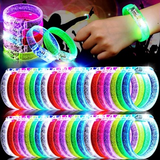 LED Bracelets Set, 36 Pack 6 Color Glow Stick Bracelets Glow in The Dark Party Supplies Favors Glow Accessory for Neon Party, Fun Gift, Goody Bag