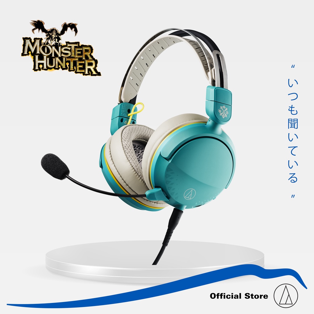 Audio Technica X Monster Hunter ATH GL3 ZIN Gaming Headphones