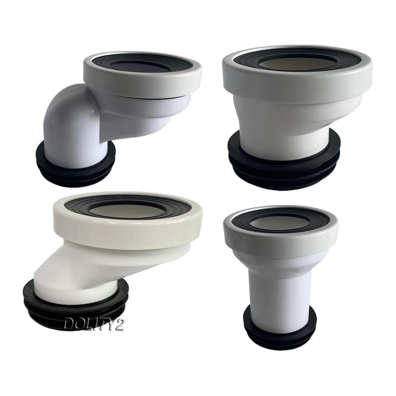 [Dolity2] Full Flush Offset Toilet Flange Connector Replacement PVC