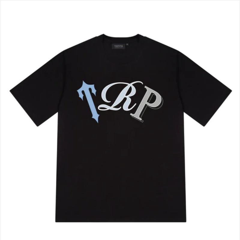 TRAPSTAR LONDON AND RAPPER TREND NICHE SHORT SLEEVE TAP MONOGRAM PRINT
