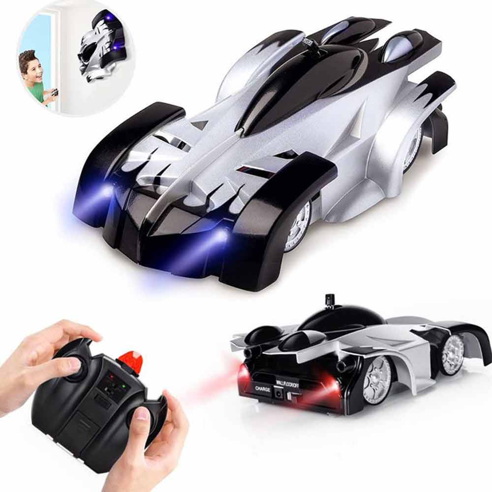 remote control car on wall