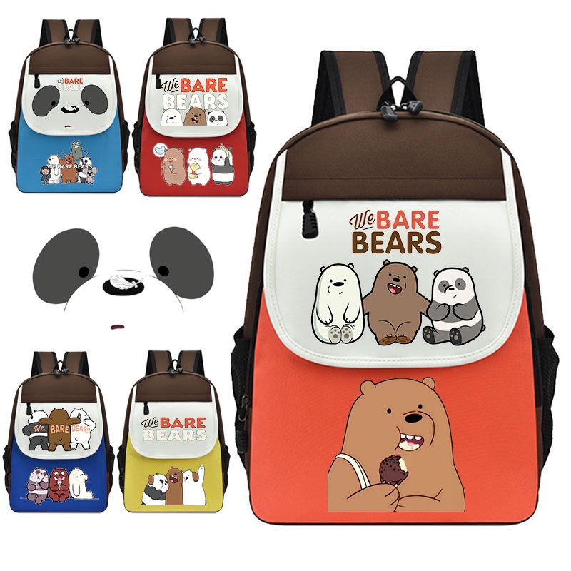 We bare bears school bag hot sale