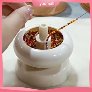 Bead Spinner For Jewelry Making Wooden Double Bowls Bead Loader