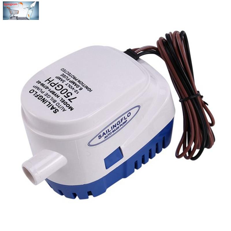 SAILINGFLO 12V 750GPH Automatic Boat Bilge Pump Automatic Bilge Pump