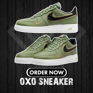 Nike Air Force 1 Low '07 LV8 Double Swoosh Olive Gold Black Euro 36-45,  Women's Fashion, Footwear, Sneakers on Carousell