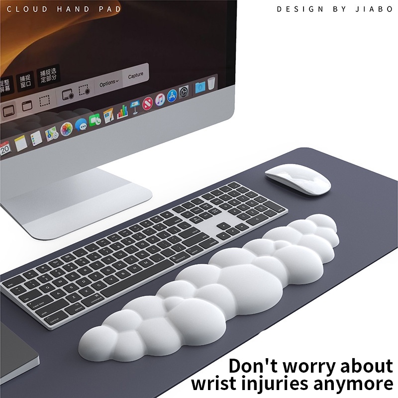 Cloud keyboard wrist pad typing wrist guard foam leather memory cotton