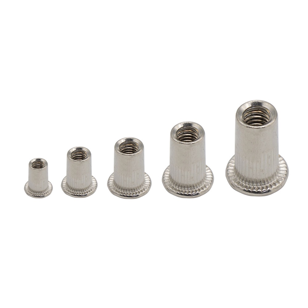 M3 M4 M5 M6 M8 M10 M12 304 Stainless Steel Flat Head Threaded Rivet ...