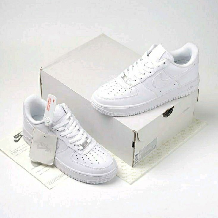 Air force 1 on sale triple white high