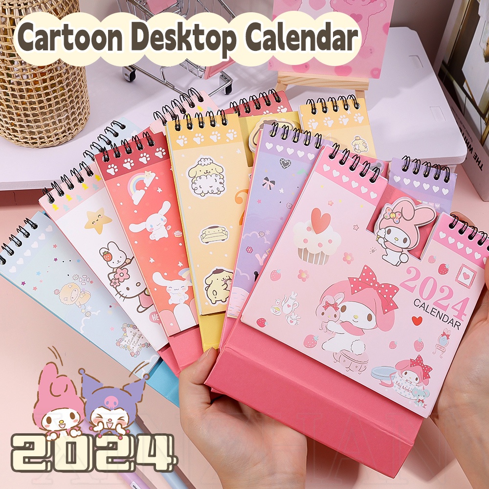 2023-2024 Cute Cartoon Mini Panda Desktop Paper Calendar for DIY Yearly  Planner Stationery Gifts Home Office Supply - AliExpress