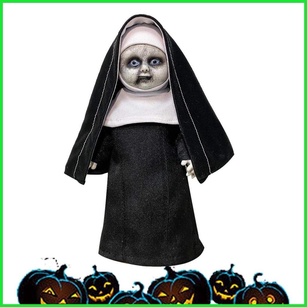 Latex Movie Nun Figure Doll Clothed Action Figure The Nun Action Figure
