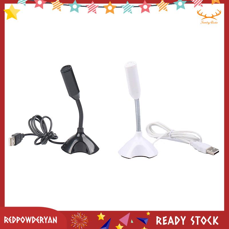 【Redpowderyan】USB Laptop Microphone Voice Mic High Sensitivity Mini