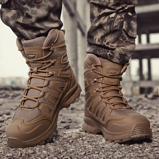 Mens casual sale combat boots