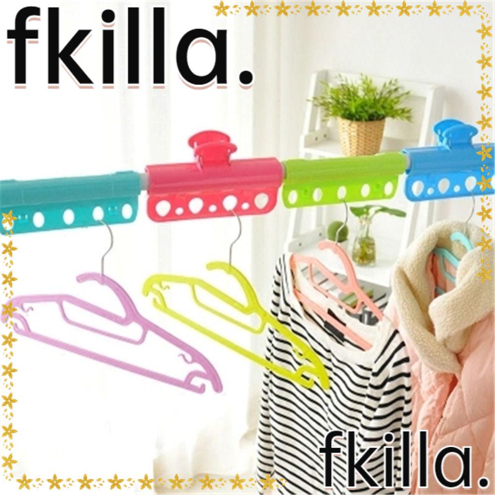 FKILLA Balcony Clothes Drying Rack, ABS Wardrobe Windproof Drying Rack