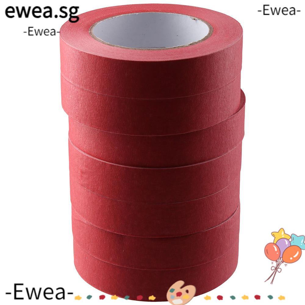 EWEA 10 Pack Red Painters Tape, 1 inch x 55 Yards Paper Colored Masking  Tape, Medium Adhesive Paper Painting Tape Paint Projects