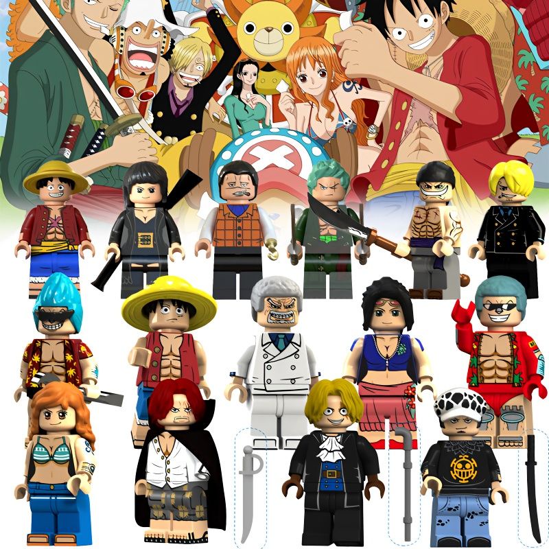 Compatible with Lego One Piece Series Luffy Sauron Building Blocks ...