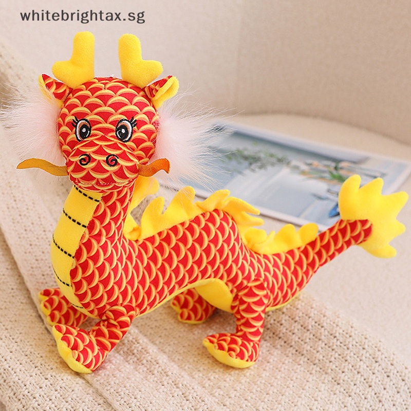  2024 CNY DECOR New Chinese Dragon Plush Toy Soft Stuffed Animal