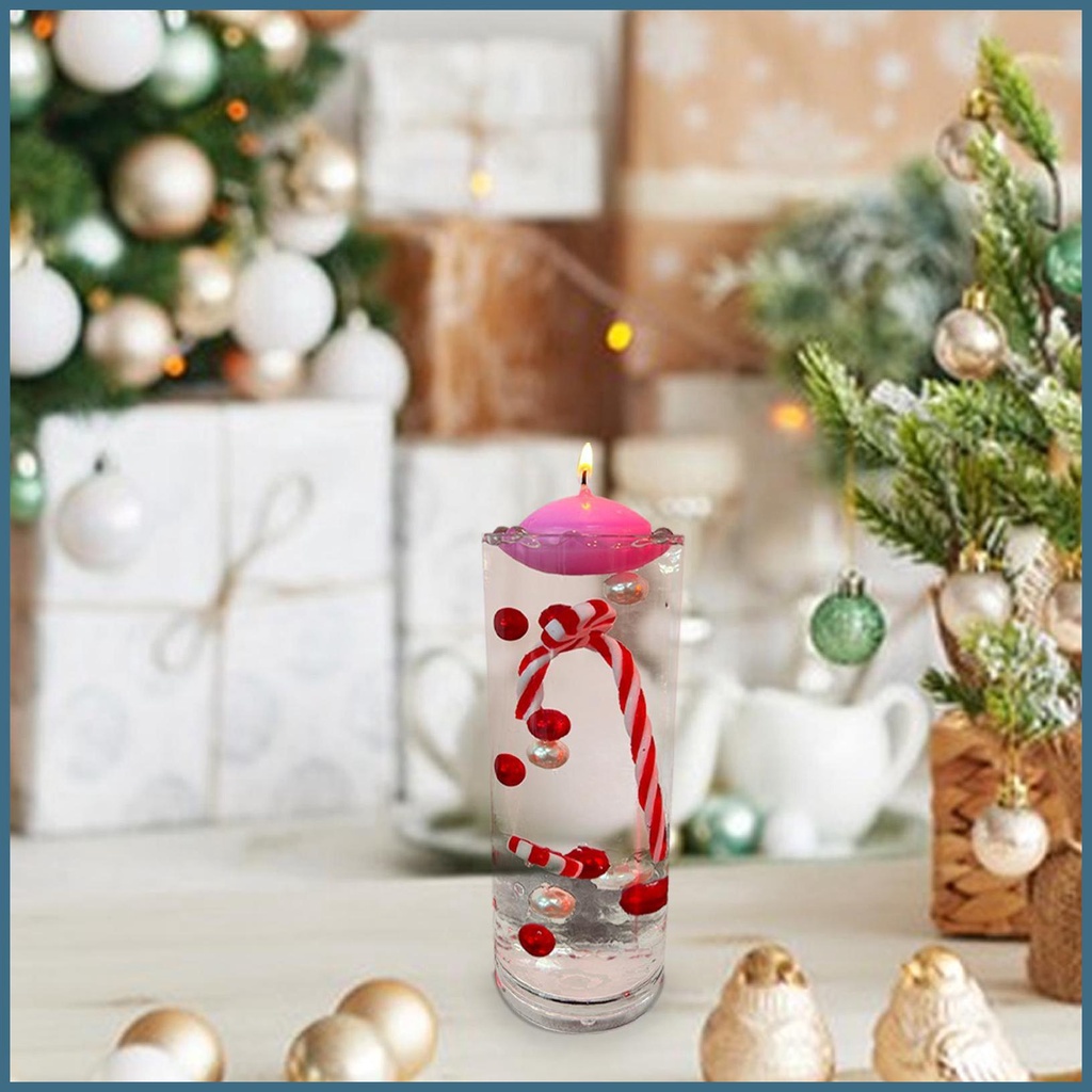 Christmas Vase Filler Christmas Floating for Centerpieces Flameless