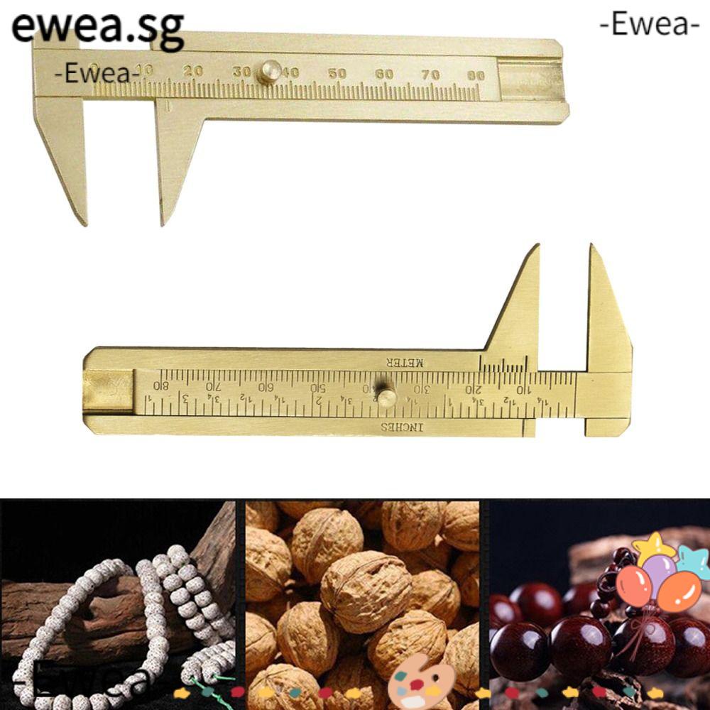 EWEA Brass Vernier Caliper Single and Double Scale Sliding Vernier