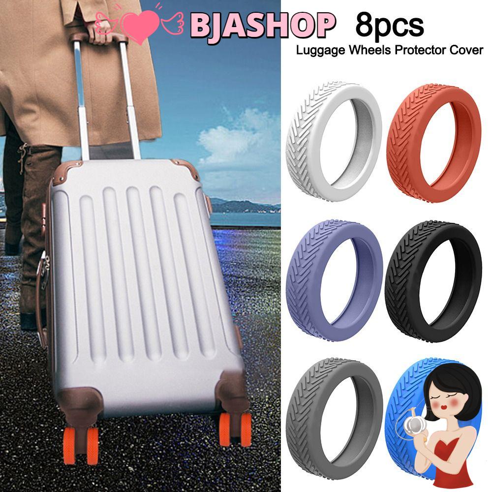thumbnail image 2 of Trayknick Noise-Reducing Silicone Luggage Wheel Covers - Wear-Resistant 2 of 9