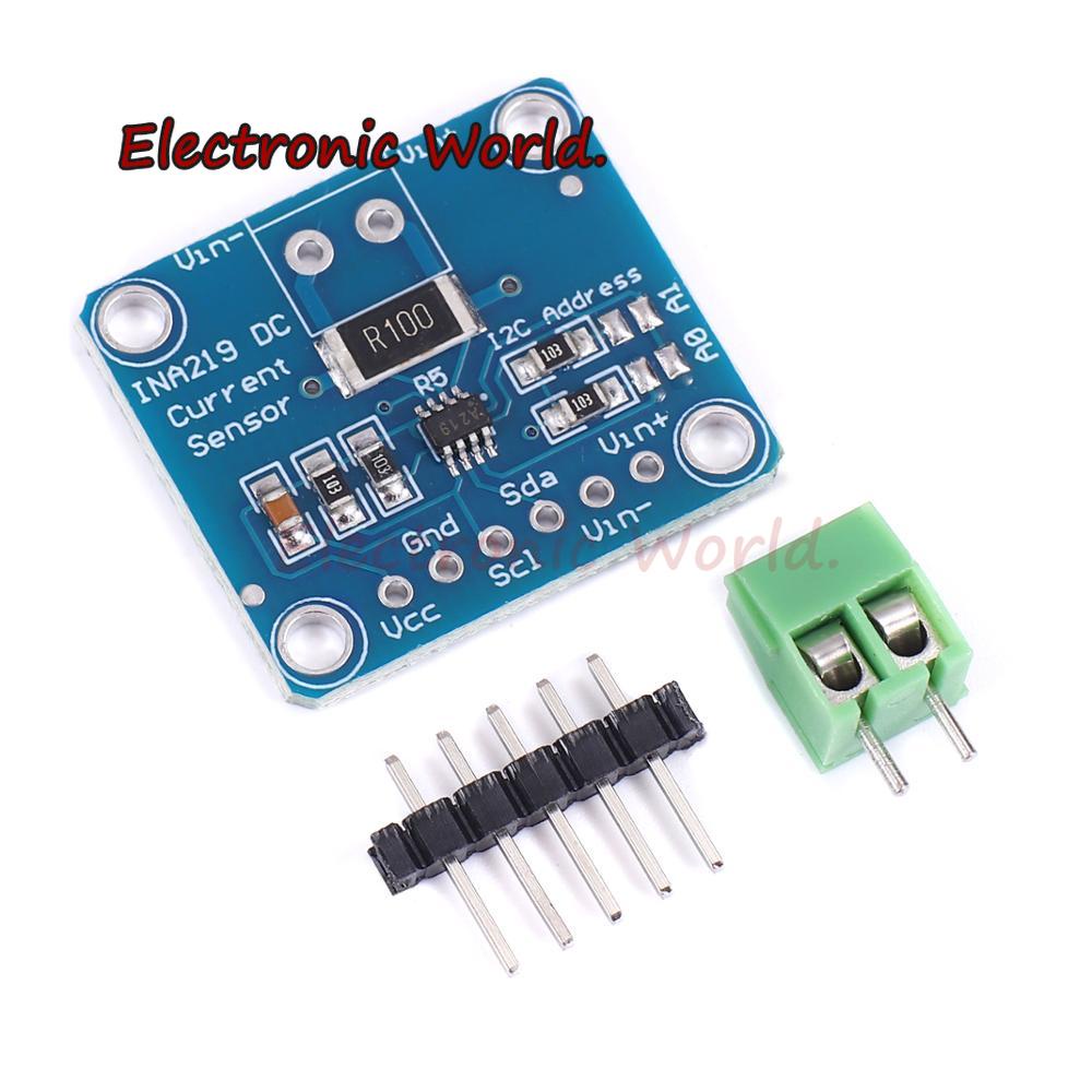 MCU-219 INA219 I2C interfaces Zero-Drift bi-directional current / power ...