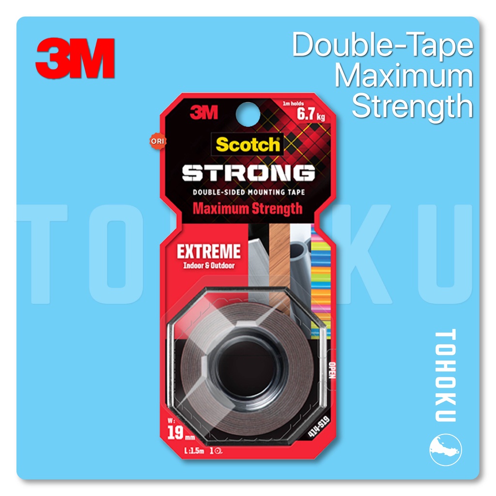 3m Scotch Extreme Mounting Tape Double Tape Heavy Duty Shopee