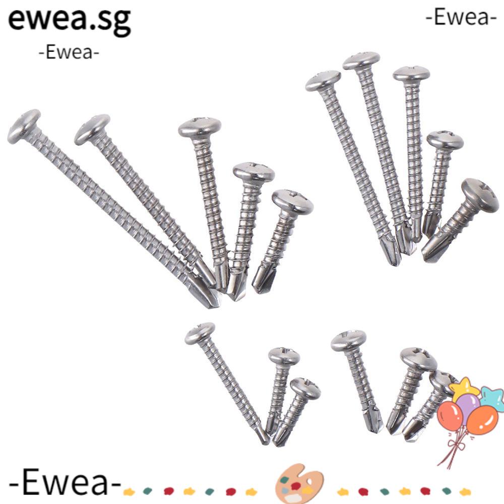 EWEA 415Pcs Self Tapping Screws, 6810 Black Sheet Metal Screw