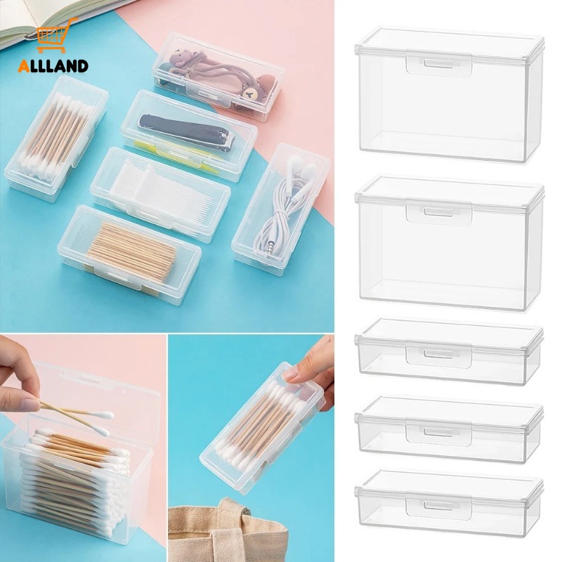 Transparent Rectangular Storage Box/ Portable Small Plastic Collection ...
