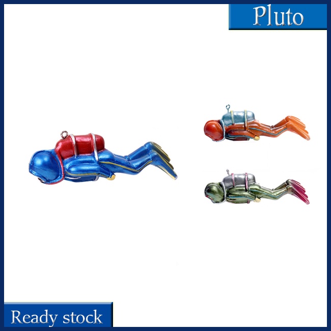NEW Floating Diver Aquarium Decorations Cartoon Diver Figurines