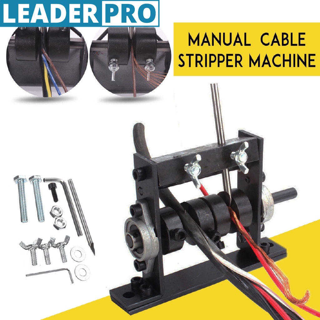 Manual Wire Cable Stripping Peeling Machine Cable Scrap Recycle Copper Wire Stripper for 130mm