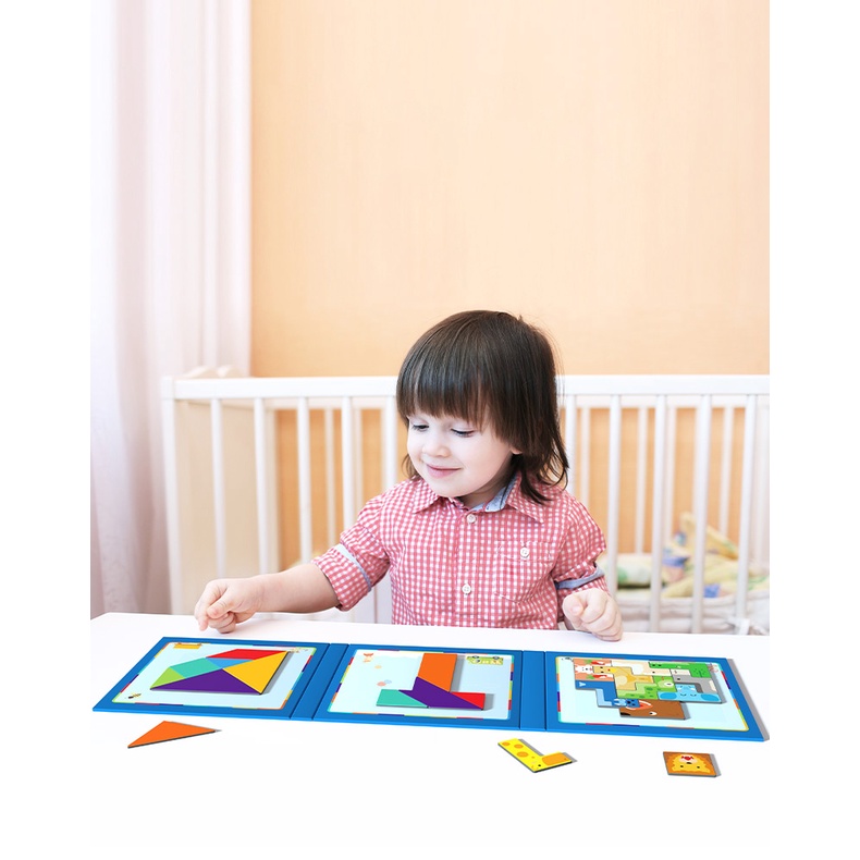 3 in 1 Foldable Magnetic jigsaw Puzzle + T Shape Tangram & Russia ...