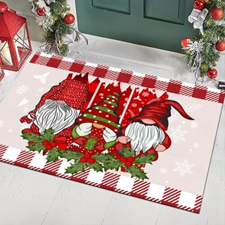 Christmas Doormat Winter Home Door Decorations, Non-slip Welcome